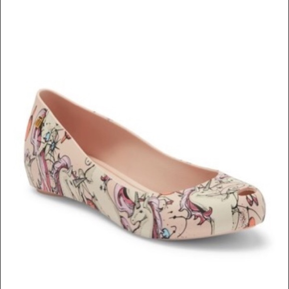 Melissa Ultragirl Print 3DB II Flat Unicorn print